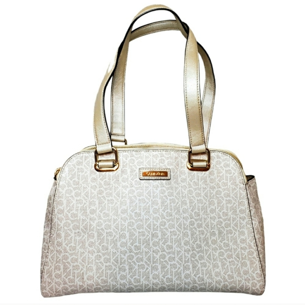 Calvin Klein Almond Large Shoulder Bag